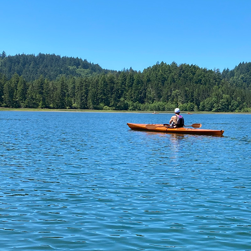 Salmon River Wooden Kayak Company - Kayaker 3