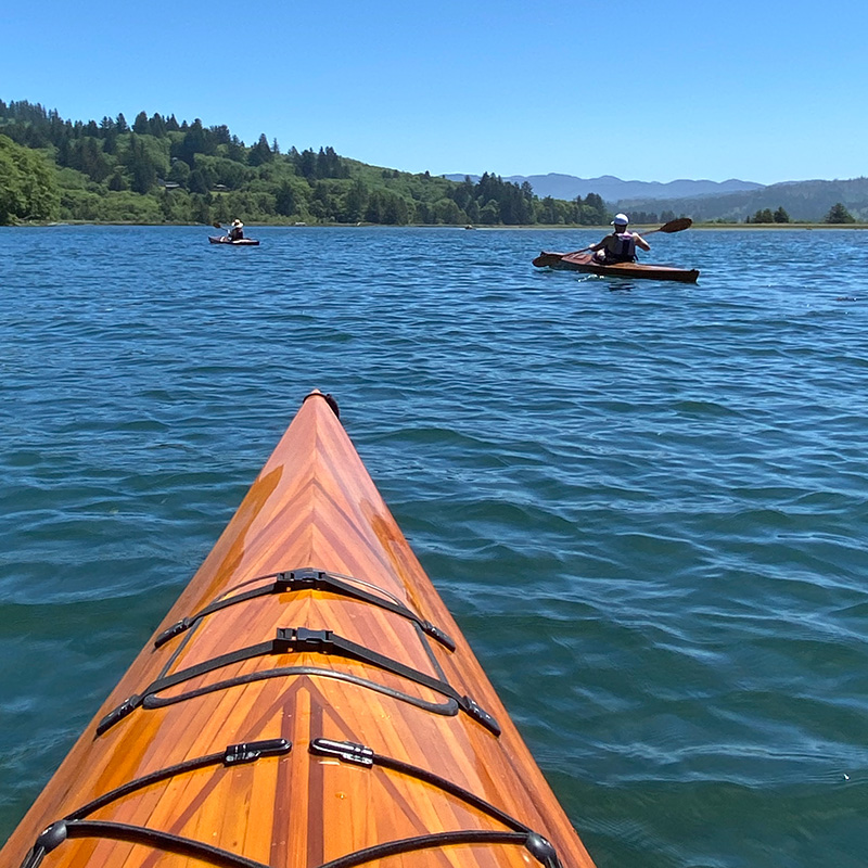 Salmon River Wooden Kayak Company - Kayaker 4